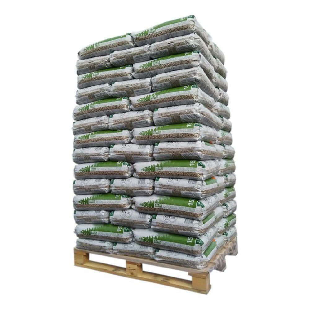 9215-1 Bosque Verde Pellet Pallet met 70 zakken van 15 kg - Image 1