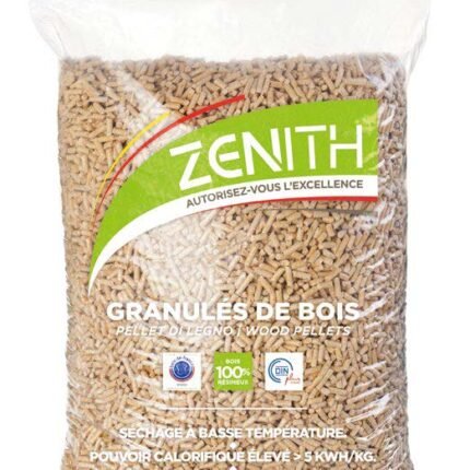 Zenith Piveteau houtpellets – pallet met 72 zakken van 15 kg